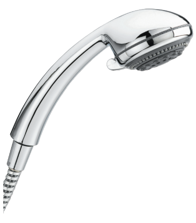 Morgane ABS chrome-plated hand shower with 3 jets, diameter 75 mm