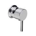 Single lever shower stall or panel mixer