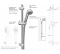 Hand shower with "Go Stop - Valentin - Référence fabricant : VALBA97600000000