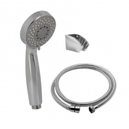 LISA 3 jets chrome shower set with 1.75 m hose and support - NICOLL - Référence fabricant : 0343073