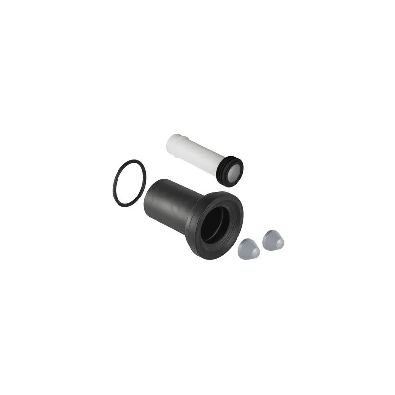 Set Geberit wandcloset aansluitmoffen, lengte 18,5 cm, lipafdichting