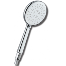 Classic ABS chrome-plated 3-jet hand shower, diameter 120mm - Valentin - Référence fabricant : 95020000000