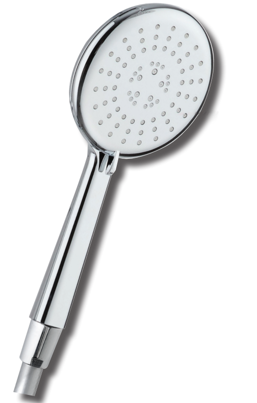 Classic ABS chrome-plated 3-jet hand shower, diameter 120mm