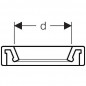 Lippendichtung für Abflussrohr Muffe WC Geberit Lippendichtung für Abflussrohr Muffe WC Geberit