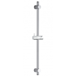 Shower bar diameter 25 mm, variable distance between centers, with adjustment wedge, stainless steel - Valentin - Référence fabricant : 83380000000