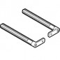 Set van 1/4 draaischroeven voor Geberit Twinline bedieningsplaat