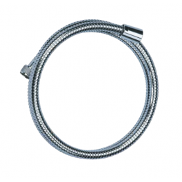 Extensible shower hose 1.50 m to 2 m, universal, high resistance, chromed brass - Valentin - Référence fabricant : 98920000000
