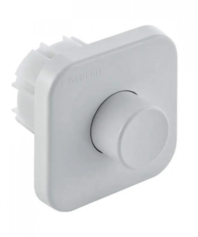 Geberit handbediende pneumatische drukknop, inbouw, wit-alpin