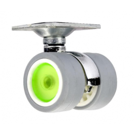 SKATE castor D.40 mm with swivel plate, height 60 mm - CIME - Référence fabricant : 54668