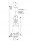 Spoelmechanisme WC met trekker SIAMP 42 b, enkel volume Spoelmechanisme WC met trekker SIAMP 42 b, enkel volume