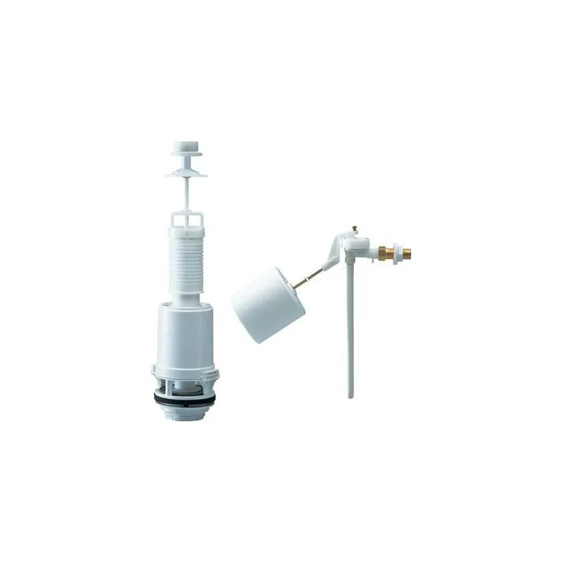 Mécanisme de chasse WC complet avec flotteur et soupape a tirette, SIAMP 42C +15L Mécanisme de chasse WC complet avec flotteur et soupape a tirette, SIAMP 42C +15L