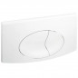 Wandbedieningspaneel voor Regiplast inbouwwc met twee volumes, wit