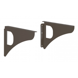 Wall bracket for mailboxes, anthracite grey design, 2 pieces - Decayeux - Référence fabricant : 605601