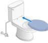 Selles Marly 1 grijs Manhattan zetel, horizontale bevestiging (08300881)