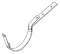 Crochet de gouttière Montpellier déviation 33, tige de 25 cm en acier galvanisé - Frenehard et Michaux - Référence fabricant : ZINCR3325