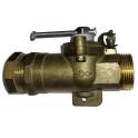 Spherical-conical junction valve type E, gas with PE 32/M33X42 base