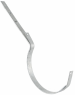 Crochet de gouttière Montpellier déviation 33, tige de 50 cm en acier galvanisé