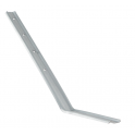Gambo del gancio 160 mm, dorsale scanalata, acciaio zincato