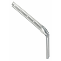250 mm hook tail, ribbed back strap, galvanized steel