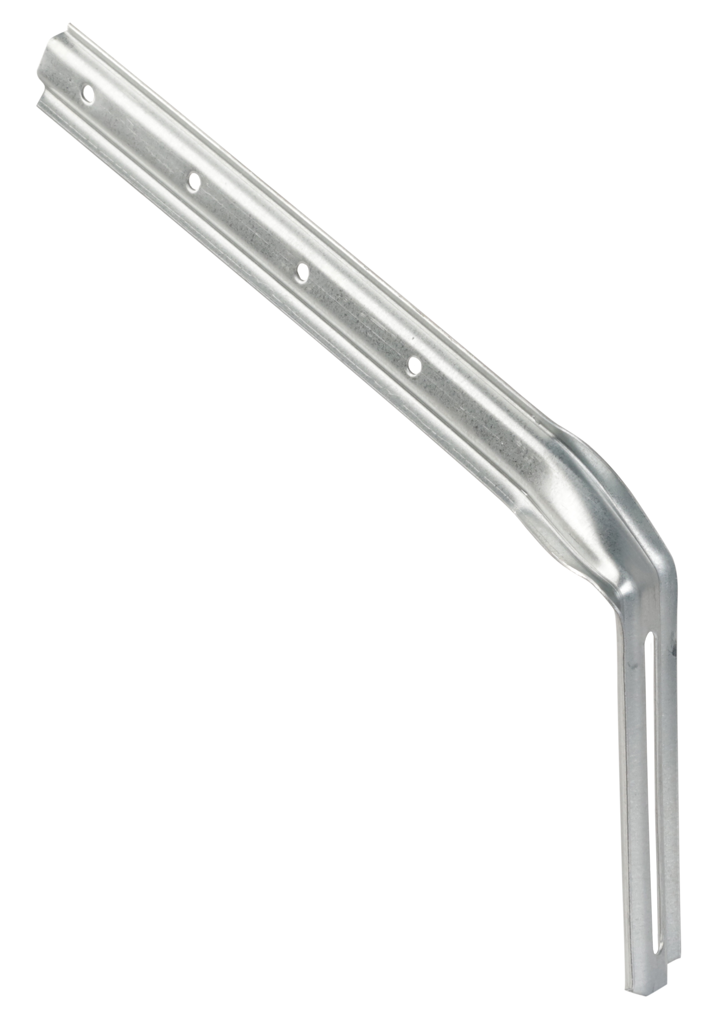 250 mm hook tail, ribbed back strap, galvanized steel