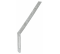 25 cm straight galvanized steel pole for gutter - Frenehard et Michaux - Référence fabricant : FREHAQSFHP0823C