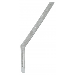 Curved strip shank for gutter hook 2,5 mm, tail 225 mm - Frenehard et Michaux - Référence fabricant : QSFHP0933C