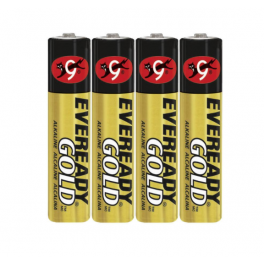 Batterie AAA LR03, Alkaline 1,5V eveready gold B4 - ENERGIZER - Référence fabricant : EVLR03