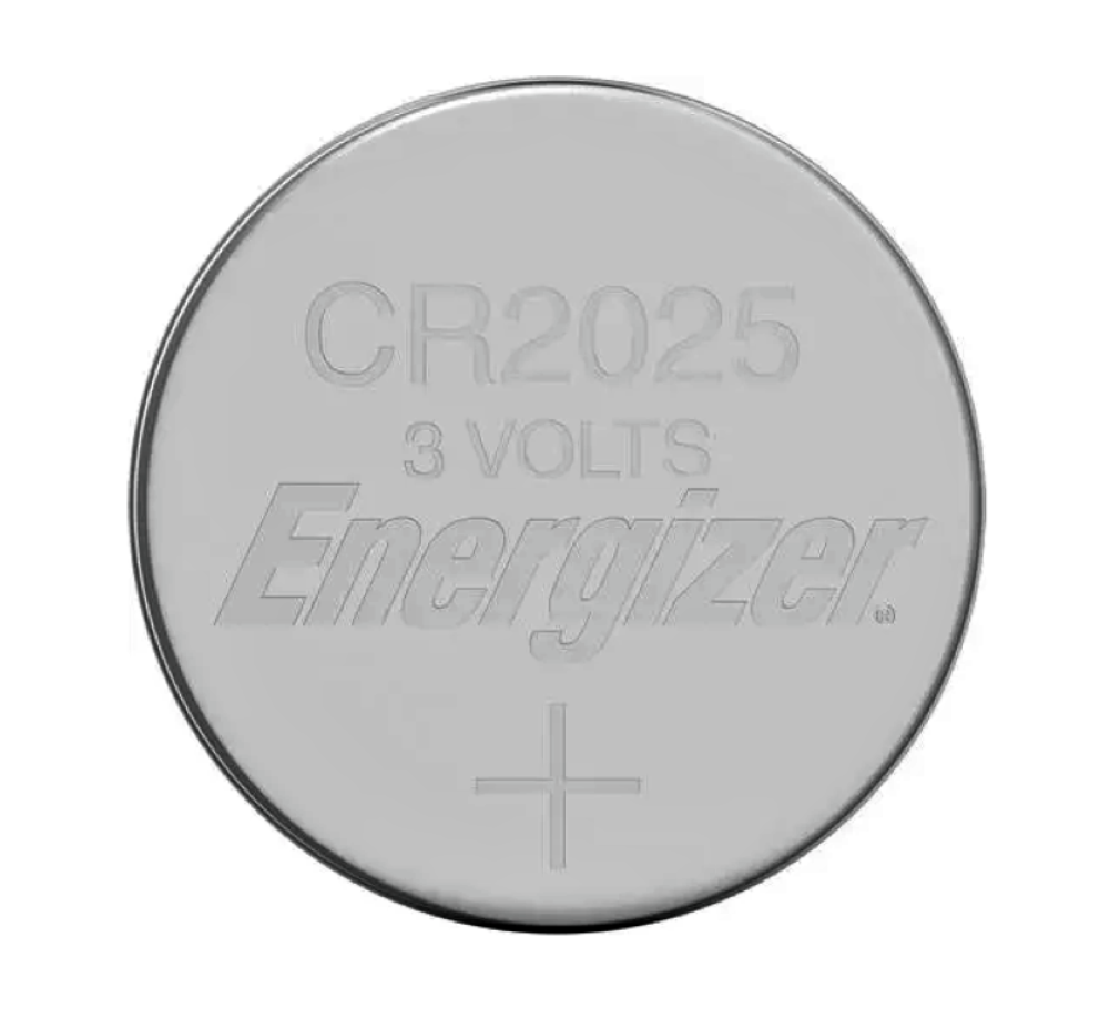 Flat battery CR2025 Lithium button 3V
