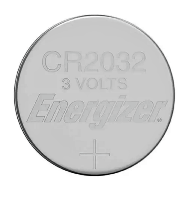 Pila plana CR2032 Botón de litio 3V