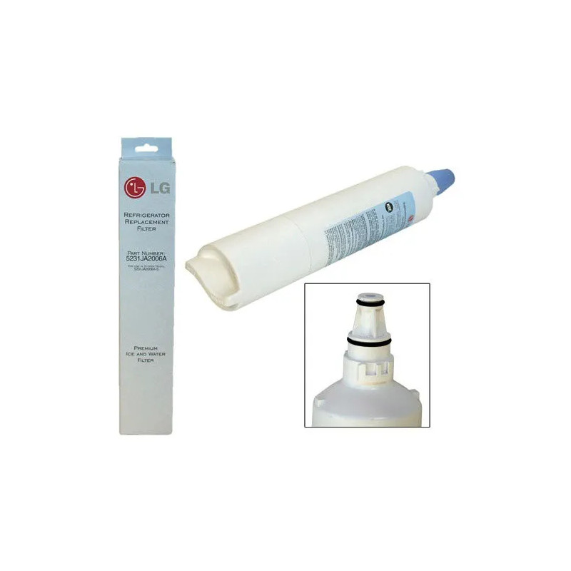 Intern waterfilter voor LG koelkast VS H.312 mm