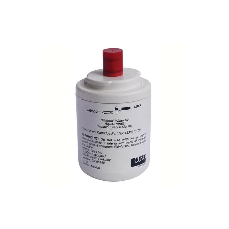 Intern waterfilter voor Amerikaanse koelkast H.150 mm