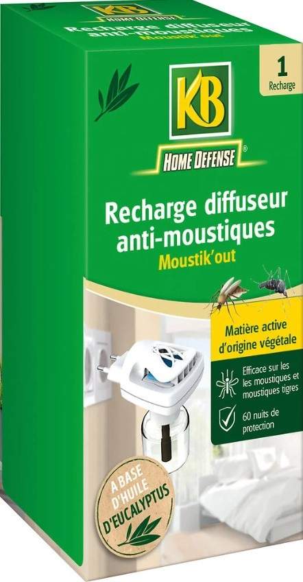 Recharge pour diffuseur anti-moustiques sans insecticide