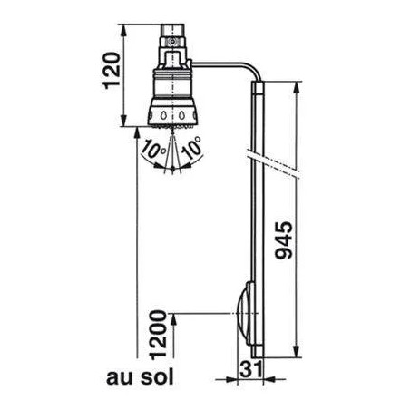 Presto DL300S chrome shower set