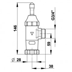 Robinet Presto 1000 20x27