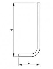 Haakse spoelpijp diameter 32 verchroomd messing voor Presto éclair EYREM