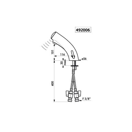 Tempomatic Mix 3 without shut-off valve