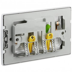 RIA wall-mounted flush plate double button for concealed cistern CESAME, white