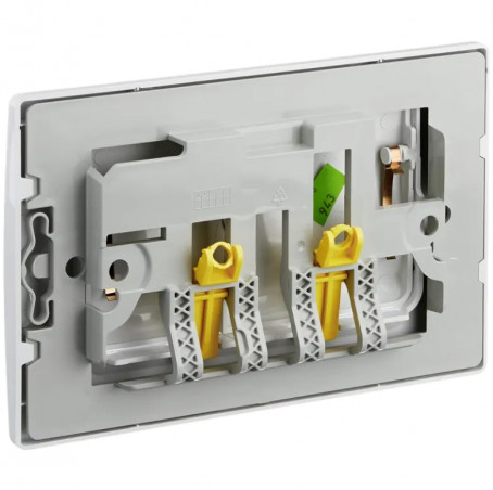 RIA wall-mounted flush plate double button concealed cistern CESAME, white