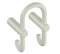 WALL HOOK HEWI EPOXY WHITE COLOR 99 -165MM - Hewi - Référence fabricant : HEWCR8019003099