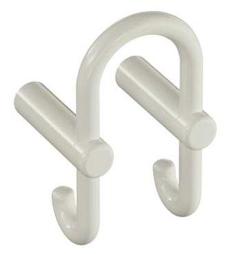 WALL HOOK HEWI EPOXY WHITE COLOR 99 -165MM