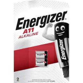 Batteria alcalina A11 E11A 6V, set di due batterie. - ENERGIZER - Référence fabricant : E11AB2