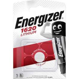 Button battery CR1620 3V Lithium. - ENERGIZER - Référence fabricant : E1620B1