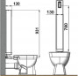 TUBCHASS" 6L opbouwtank met bodemvoeding