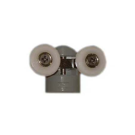 Doble rueda ROU21 para vidrio 8mm L.58mm