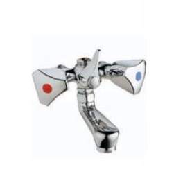 Bath and shower mixer with spout and diverter - Sandri - Référence fabricant : 21446.1