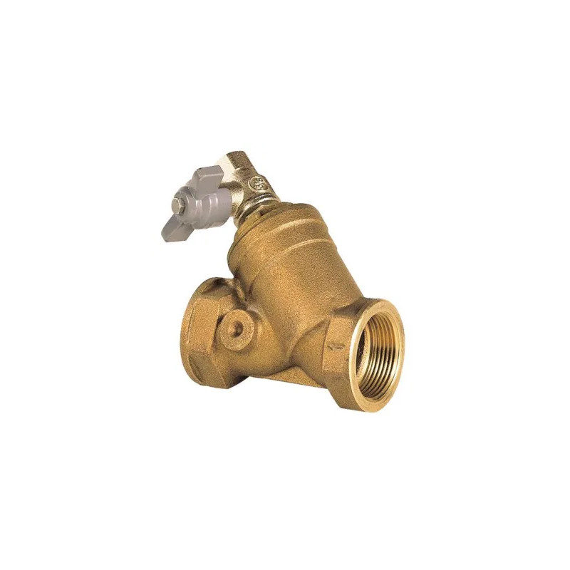 Bronzen filter met zeef 33x42 met klep Bronzen filter met zeef 33x42 met klep