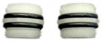 Set 2 3/4" nippels met speciale filter O-ringen