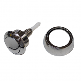 Chrome plated knob for SIAMP Optima S toilet mechanism - Siamp - Référence fabricant : 347050.07