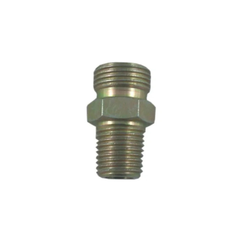 MM-fitting, bolvormig 8x13, conisch 12x17 (omkeerbaar)
