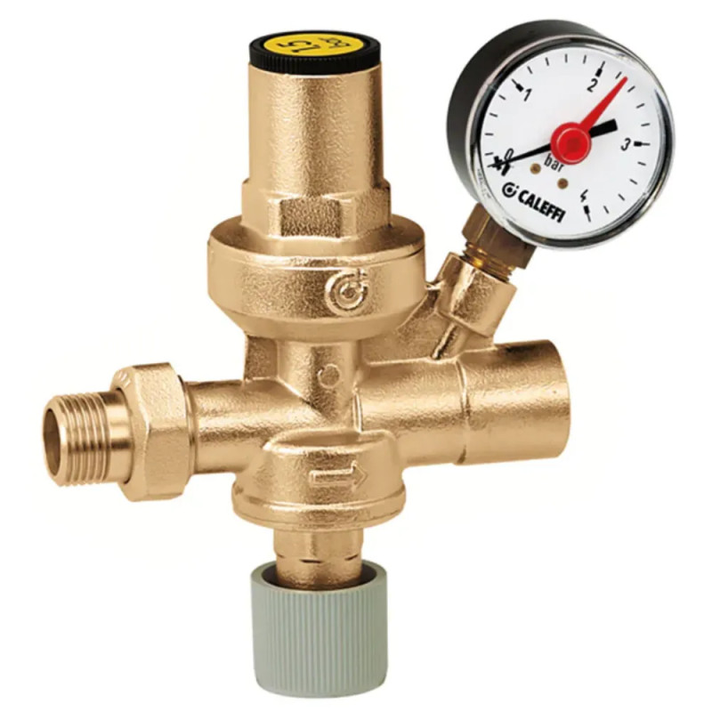 1/2'' automatische aanvoer met afsluitkleppen en manometer